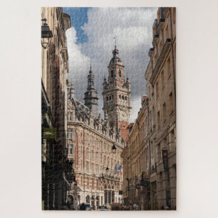 Lille Frankreich Lilles Handelskammer mit i Puzzle