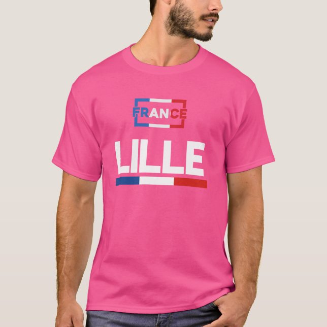 Lille Inspirierend Stadt Frankreich Urlaub Reise W T-Shirt (Vorderseite)