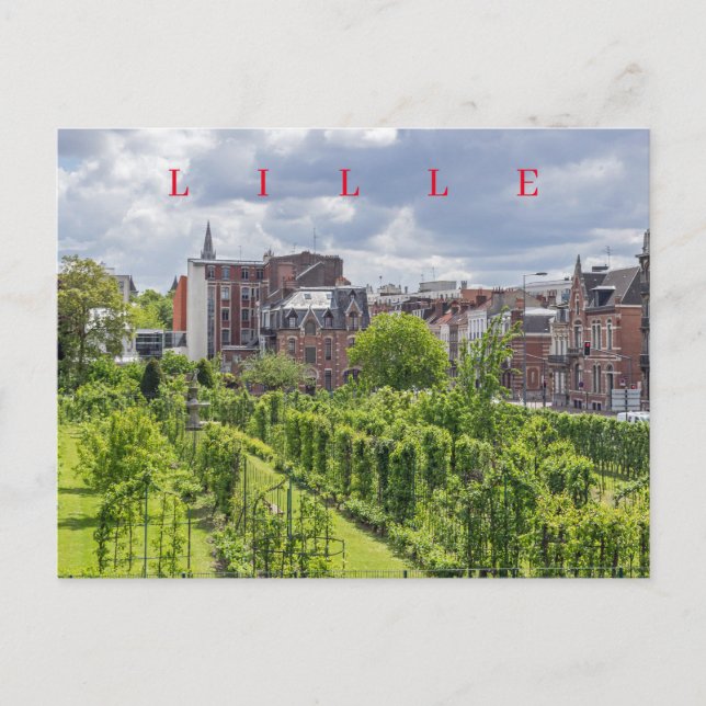 Lille Jardin d'arboriculture fruitière postcard Postkarte (Vorderseite)