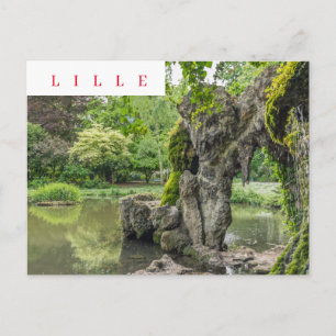 Lille Jardin Vauban Grotto Ansicht Postkarte
