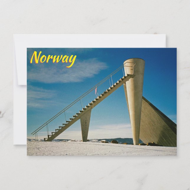 Lillehammer Norwegen-Karte (Vorderseite)