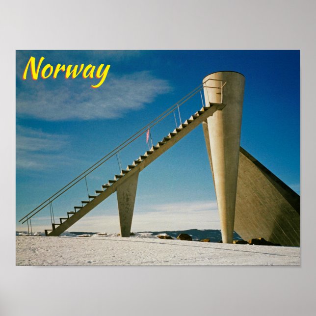 Lillehammer Norwegen Poster (Vorne)