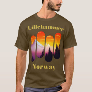 Lillehammer Norwegen T-Shirt