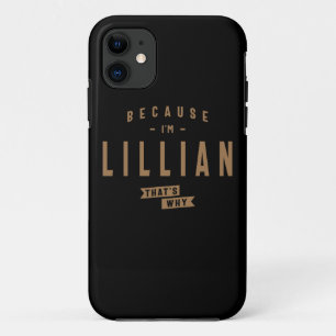 Lillian Name Personalisiert Geburtsname Lillian Case-Mate iPhone Hülle