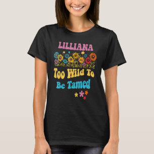 LILLIANA Name Niedlich Retro Girls Wildblume LILLI T-Shirt