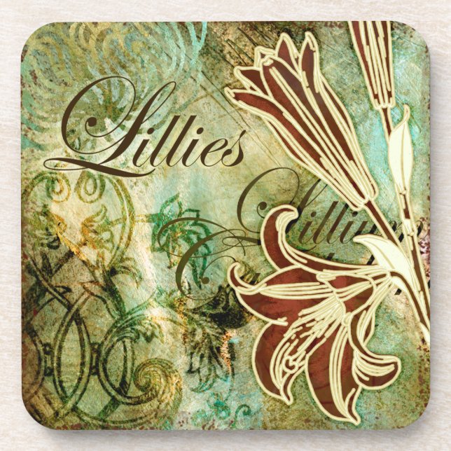 Lillies Getränkeuntersetzer (Vorderseite)