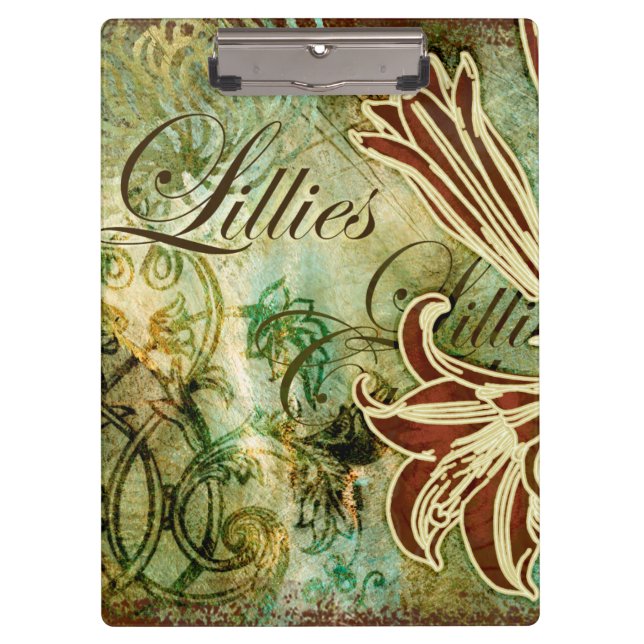 Lillies Klemmbrett (Vorderseite)