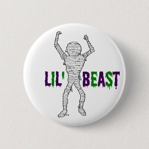 Lil'Lil' Bestie Mummy Lila und grüne Tropfen für Button