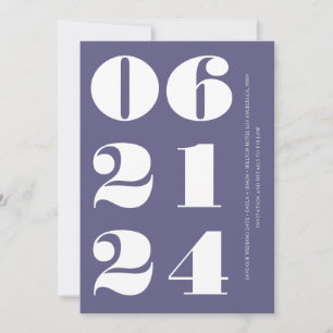 Lillisch weiß, elegant, modern und minimalistisch einladung