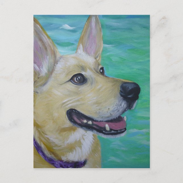 Lilly by a River Postkarte (Vorderseite)