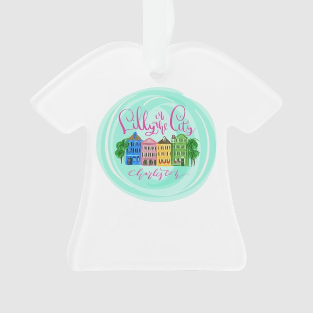 Lilly in Charleston Ornament (Vorderseite)