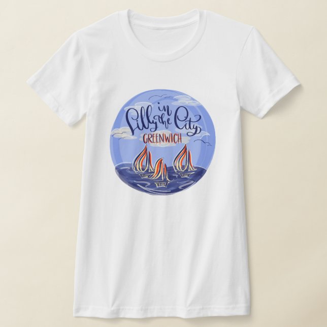 Lilly in City Ladys Fit T - Shirt (Ablage )