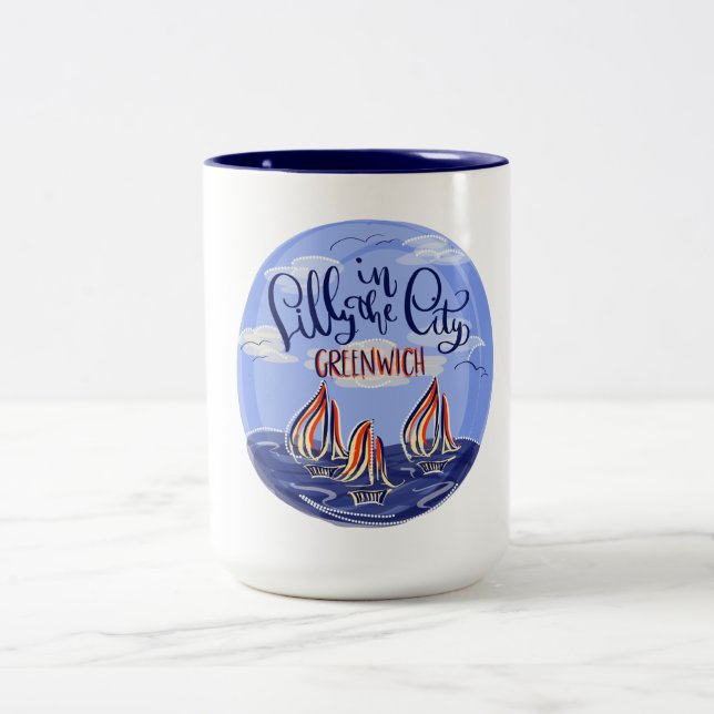 Lilly in der City Coffee Tasse (Mittel)