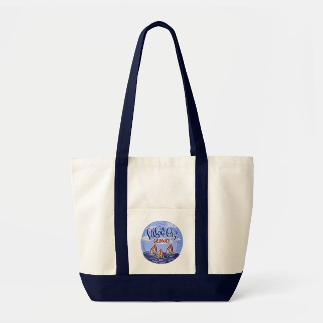 Lilly in der City Logo Deluxe Tasche (Vorne)