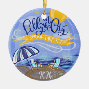 Lilly in der Stadt - Spring Lake, NJ - Ornament