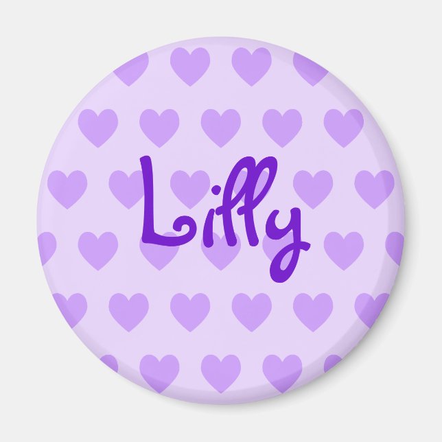 Lilly in Lila Magnet (Vorne)
