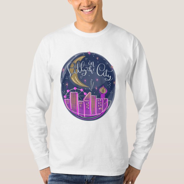 Lilly in the City Logo Long Sleeve T - Shirt (Vorderseite)