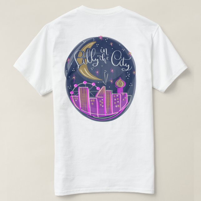 Lilly in the City - Logo-T - Shirt (Design Rückseite)