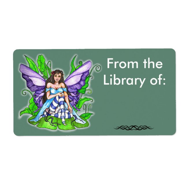 Lilly Pad Fairy Book Label (Vorne)