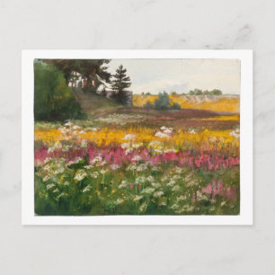 Lilly Walther "Summer Landscape" Malerei Postkarte