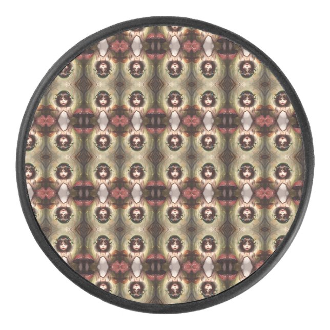 Lilly whimsical Pilzfee Eishockey Puck (Vorderseite)