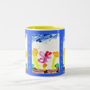Lillys Meisterwerk Zweifarbige Tasse