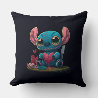 Lilo und Stitch Valentine Hearts Graphic Pillow Kissen