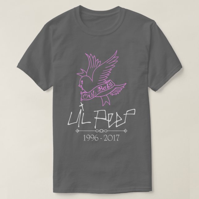 LilPeep Rapper Cry baby Hell Boy T-Shirt (Design vorne)