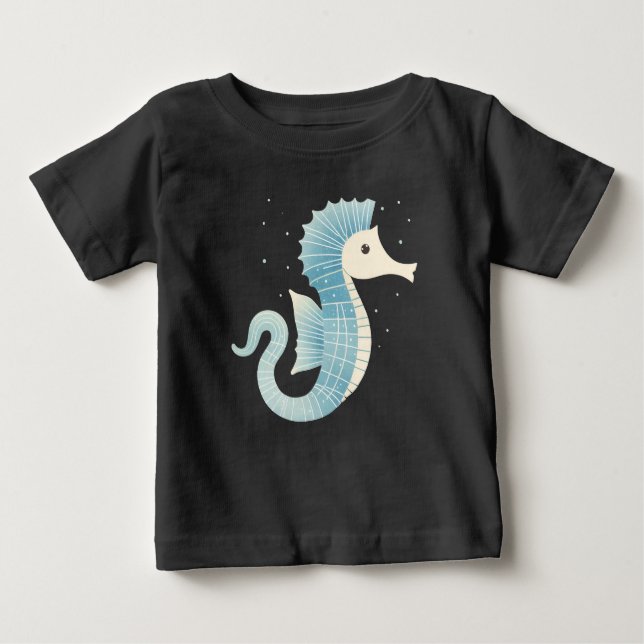 Liltte Seepferd Baby T-shirt (Vorderseite)