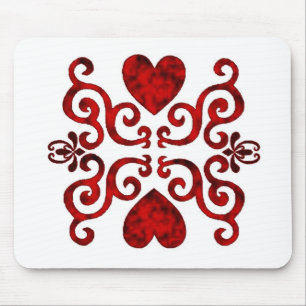 Lily and Heart- regenbowart Mousepad