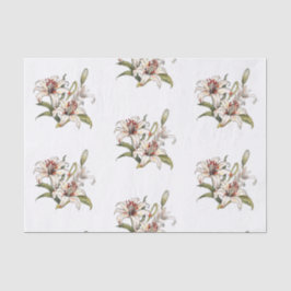 Lily aus dem Tal. Blütenorange Seidenpapier