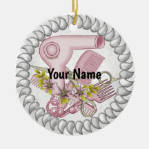 Lily Beauty Parlor Beautician Ornament