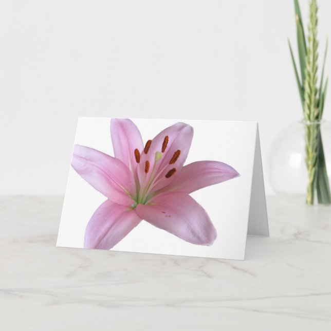 Lily - Blank greetings Card Karte (Vorderseite)