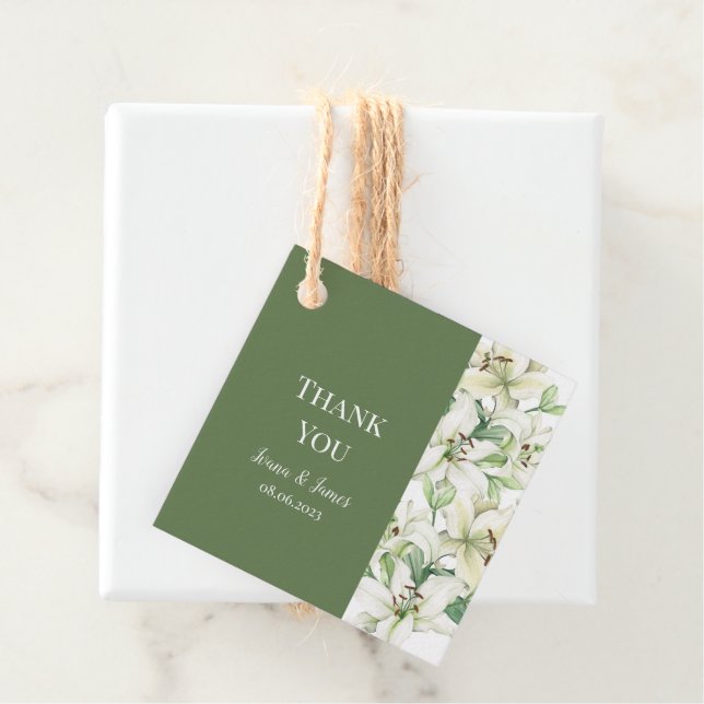 LILY Blossom Elegance Geschenkanhänger (Beispiel)