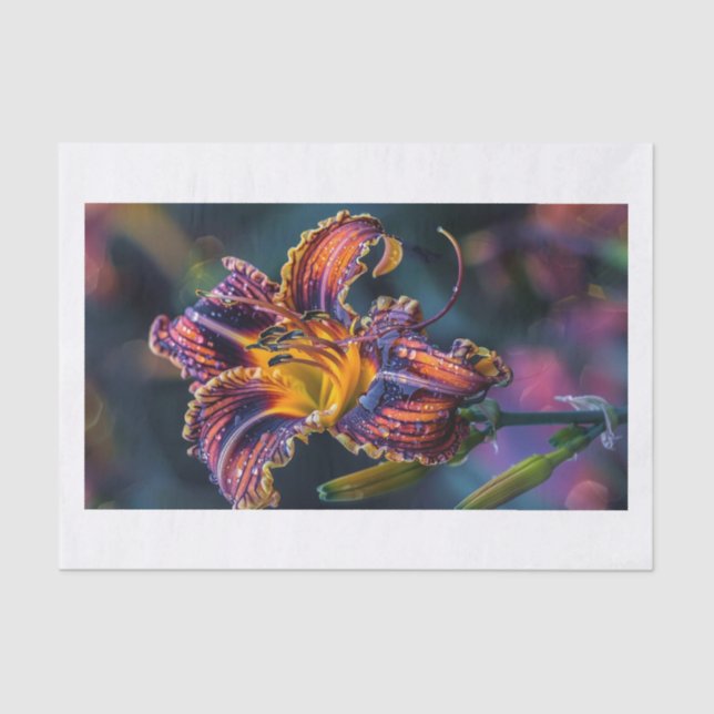 Lily-Blume4 Seidenpapier (Vorderseite)