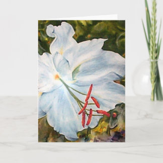 Lily-Blume, Grußkarte Karte