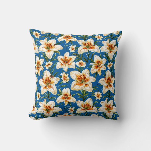Lily-Blume Kissen (Vorderseite)