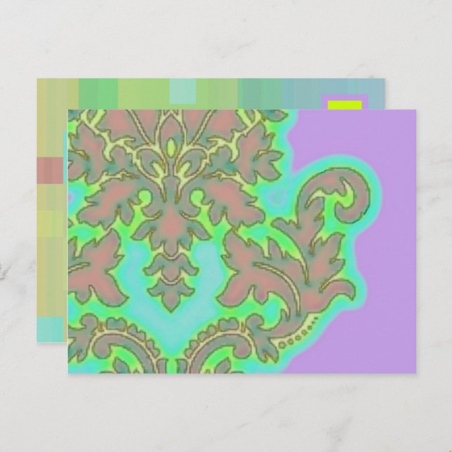 Lily Blume Postcard Postkarte (Vorne/Hinten)