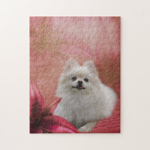 Lily Blume White Spitz Puzzle