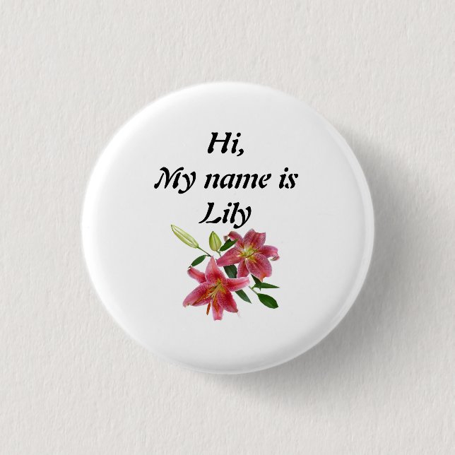 Lily Button (Vorderseite)