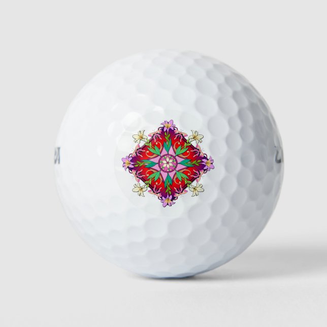 Lily Circle Golfball (Vorderseite)