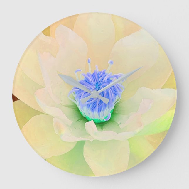 Lily Clock Große Wanduhr (Vorderseite)