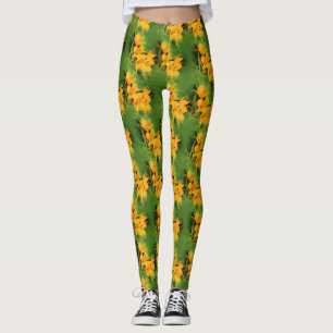 Lily der Inkas / Gelbe Alstroemeria Leggings