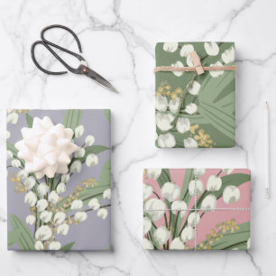 Lily des Tales Floral Geschenkpapier Set