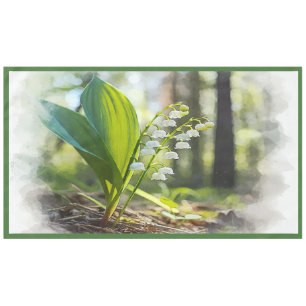 Lily des Tales National Blume Finnland groß Tischdecke