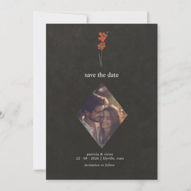 Lily Dutch Master Painting Save The Date (Vorderseite)