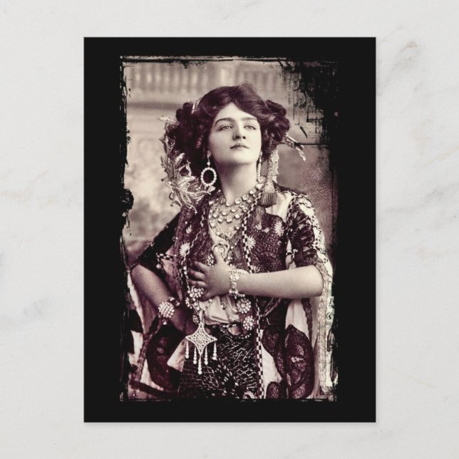 Lily Elsie als das Merry Widow Postkarte (Vorderseite)