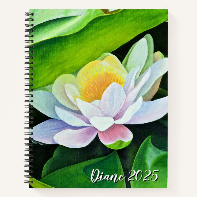 Lily Floral Collection Notizbuch (Vorderseite)