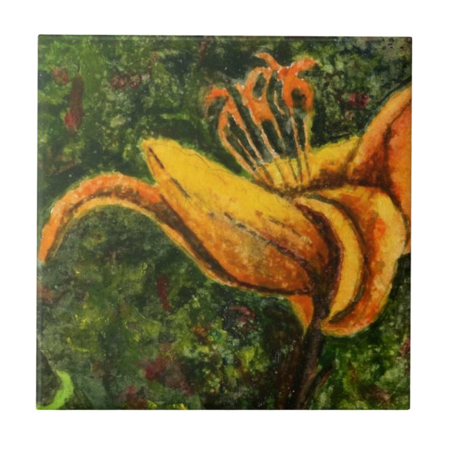 "Lily" - geteerte Küche Garden Keramik Tile Fliese (Vorderseite)