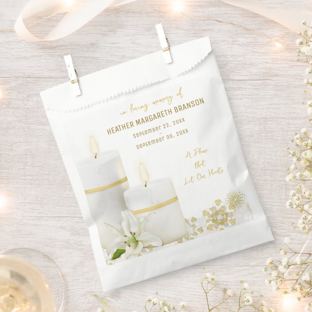 Lily-Kerzen-Geschenktüten Geschenktütchen (Ausgeschnitten)